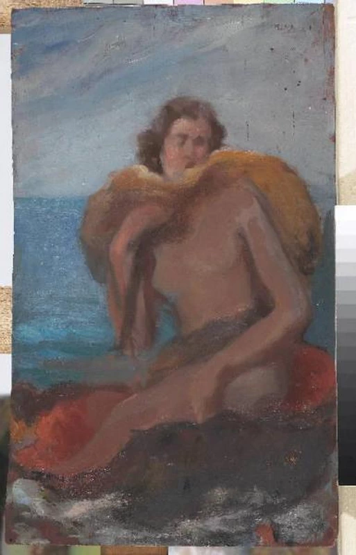144-Nudo con boa-Sistema Museale Montichiari Musei. Civica Pinacoteca Antonio e Laura Pasinetti  